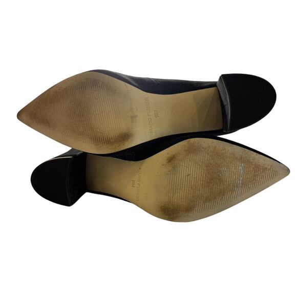 Marc Fisher Women’s Size 10 Caitlin Black Suede High Heels Pointy Toe Pumps - Picture 3 of 8